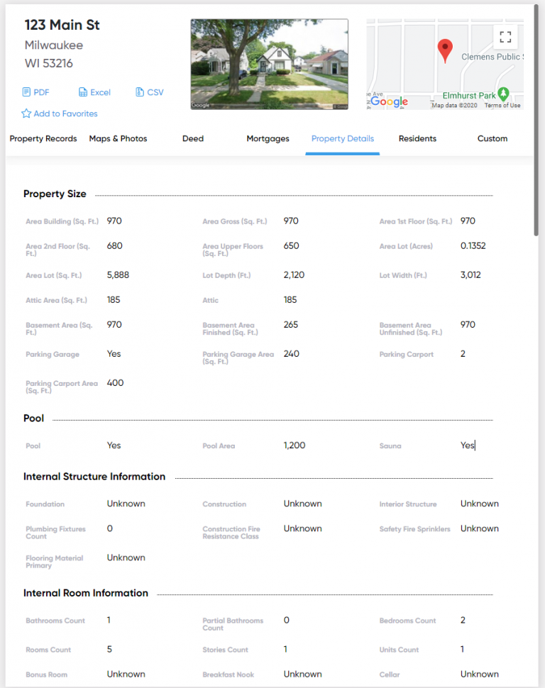 Search Property Records by Address, Parcel Number, and Owner