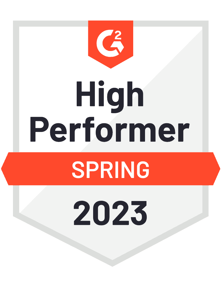 High Performer Badge for Spring of 2023